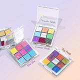 SheenEffect Most Popular Chameleon Eye Shadow Palette Flash Color Sequins Daily Makeup Fine Super Flash Color Makeup Eyeshadow Palette