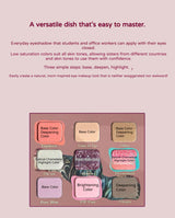 SheenEffect  SheenEffect Nine-Color Travel Palette(Eye Shadow, Contour & Base)