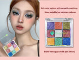 SheenEffect Most Popular Chameleon Eye Shadow Palette Flash Color Sequins Daily Makeup Fine Super Flash Color Makeup Eyeshadow Palette
