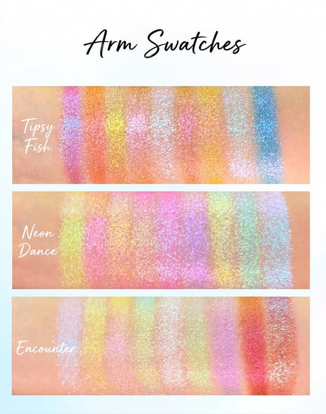 SheenEffect Most Popular Chameleon Eye Shadow Palette Flash Color Sequins Daily Makeup Fine Super Flash Color Makeup Eyeshadow Palette