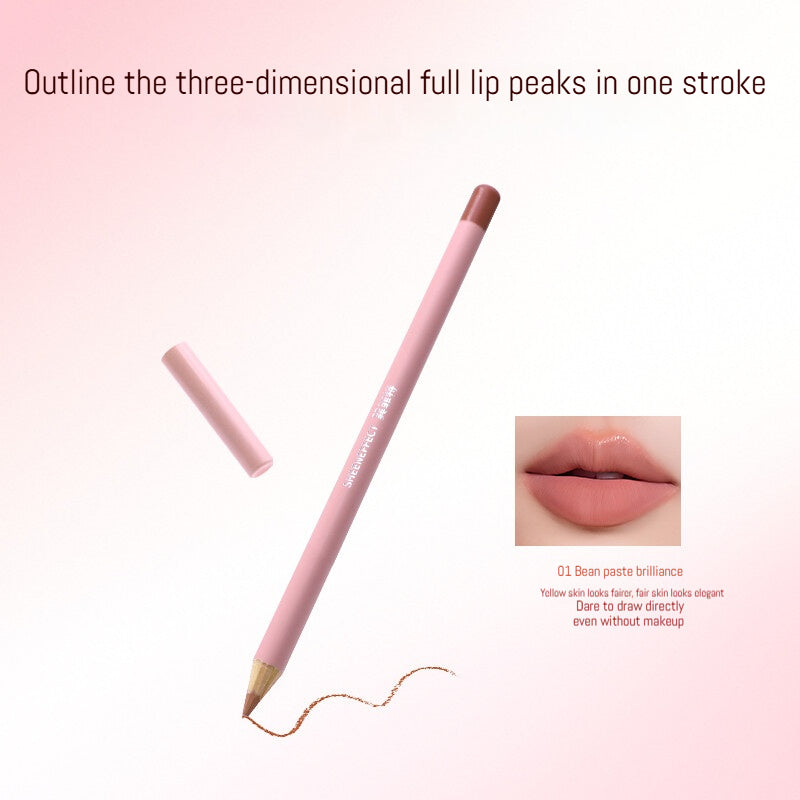 SheenEffect 3D Lip Sculpting Liner, defines lip shape, in a matte nude rose-pink shade