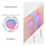 [Heavyweight New Product] Sheen Effect Chameleon Eyeshadow Palette, Single-Color Eyeshadow, 2-in-1 Blush & Highlighter