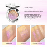 SheenEffect Holographic Gradient Eyeshadow & Highlighter,  Intense Glitter Pearl